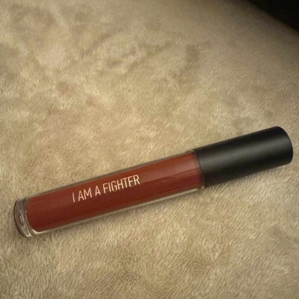Realher - I Am A Fighter - Color Rich Lip Gloss - Full SIze 0.17 Oz - Deep Red